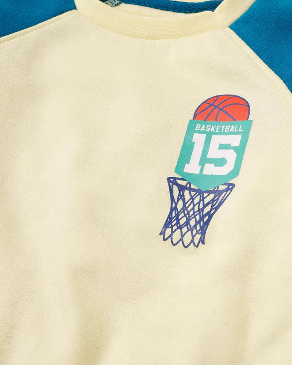 Basketball Cut & Sew Sweatshirt